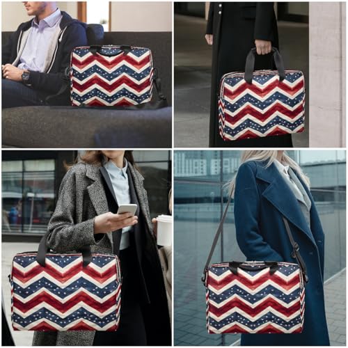 Bolso para portátil para hombre y mujer 15.6-16 pulgadas azul rojo blanco miniatura 2