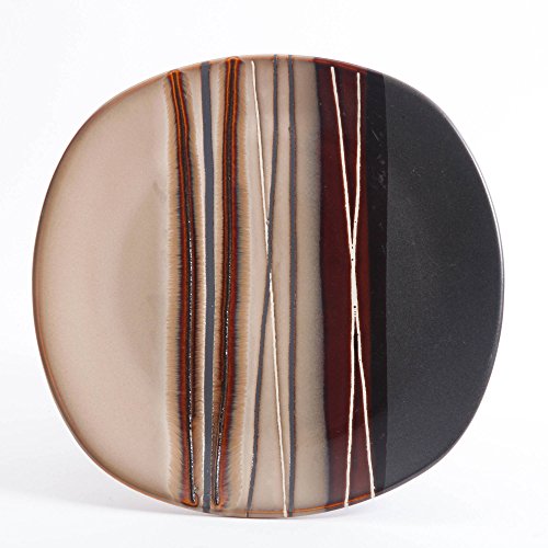 Better Homes And Gardens Bazaar Brown 16-Piece Dinnerware Set, Ceramic , Stone #TOP2