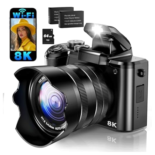 8K Digital Camera with 88MP Resolution