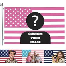 Custom Flag Design Your Photo/Logo/Text,Personalized Flags Double Sided,For Decorate Garden Rooms Clubs Concerts University -2x3ft/3x5ft/4x6ft/5x8ft