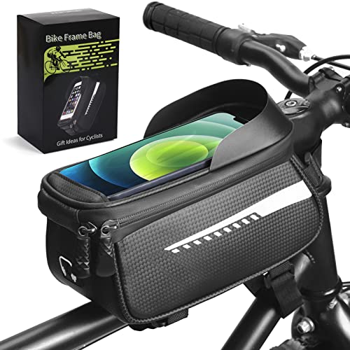Geschenke für Männer Fahrradtasche Rahmen - Geschenke für Ihn Fahrrad Handyhalterung, Geburtstagsgeschenk für Vater Papa, Nikolaus Geschenke für Weihnachten, Geschenke für Adventskalender zum Befüllen Cover