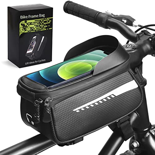 KEIFUKUH Regalos Originales para Hombre Bolsa Bicicleta - Regalos Cumpleaños Padre Novio Soporte Movil Bicicleta Accesorios, Regalos para Amigas, Regalos para Adolescentes, Ciclistas