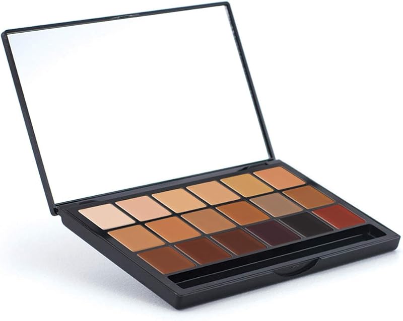 Graftobian Professional Makeup - Inclusion (DeShawn Hatcher) HD Super Palette, Cream Contour Palette and Color Corrector for Full Coverage Foundation Concealer