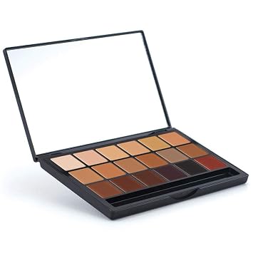 Graftobian Professional Makeup - Inclusion DeShawn Hatcher HD Super Palette, Cream Contour Palette and Color Corrector for Full Coverage Foundation Concealer