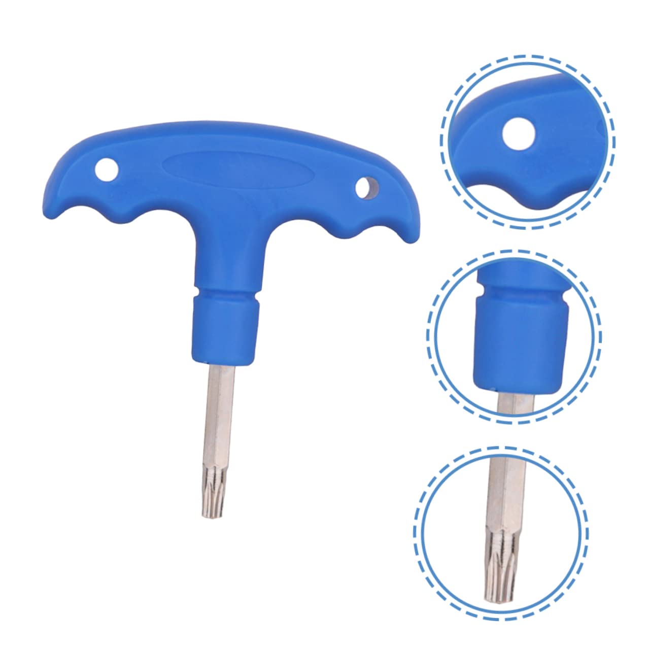 BESTonZON 5 Sätze Golf Werkzeug Professioneller T Förmiger Schraubenschlüssel Für Golfschläger Universelles Reparaturwerkzeug Für Golfschläger Tragbar Und Robust 2 Stücke * 5
