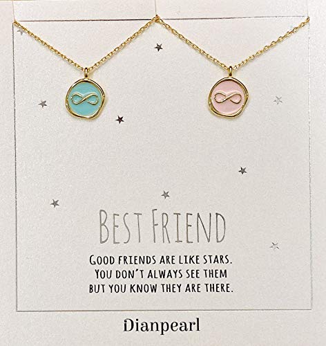 infinity necklace, Best friend necklace for 2, BFF Necklace, friendship necklace for 2, gold dainty necklace, Christmas gift, Graduation gifts
