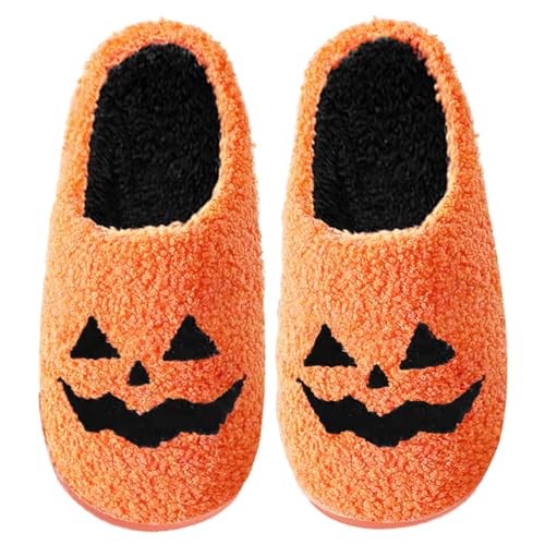 Image of Halloween Christmas Slippers Holiday Slipper House Shoes Home Slipper for Women Fuzzy Outdoor Indoor Bedroom Slippers