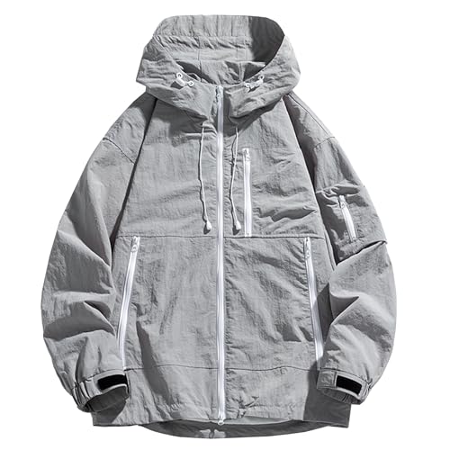 Veste imperméable homme softshell coupe-vent avec capuche