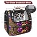 otnrnondcl Flower Background (2) Cat Backpack Carrier, Pet Backpack for Dog Cat Puppy Kitty, Travel Carrier for Hiking Walking Outdoor Use