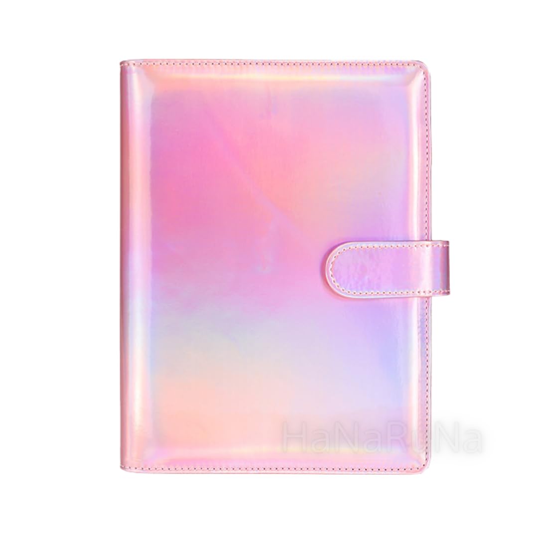 Amazon.co.jp: HaNaRuNa A5 6穴 マカロン バインダー シール帳 20枚
