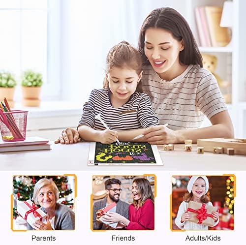 MXJSUA Halloween Diamond Painting Kits for Adults, 5D Diamond Painting Halloween Kits, 5D Diamond Arts Adults Diamond Painting Picture Arts Gem Arts Kits Halloween for Home Decor 30X40cm