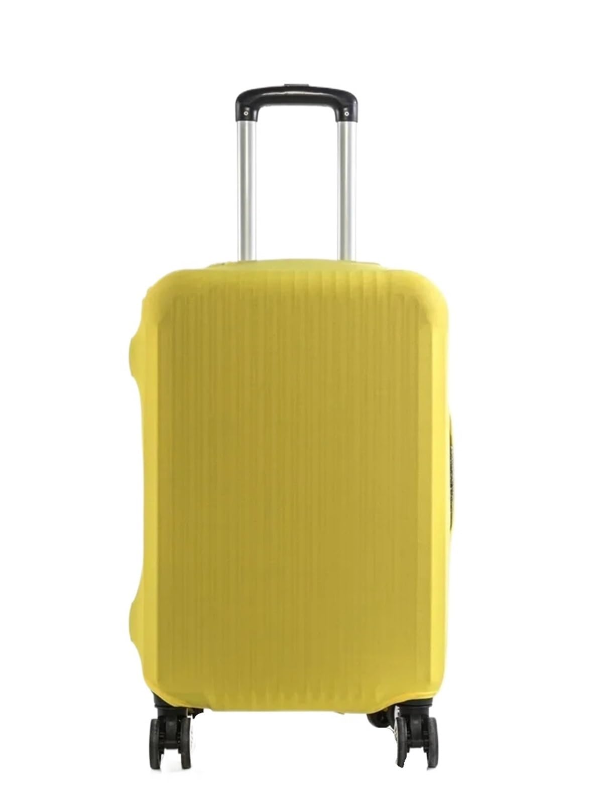 Copri Valigia 2 pezzi di copertura for bagagli in tessuto elasticizzato protezione for valigia copertura antipolvere for bagagli adatta for organizzatore di viaggi for valigie(Yellow,M(22-24inch))