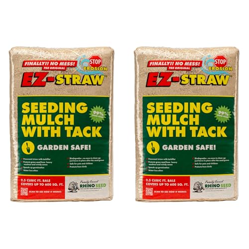 EZ-Straw Seeding Mulch with Tack -...
