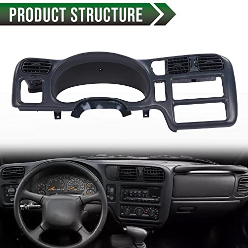 image for GRAND ORANGE Dash Trim Bezel Compatible with Blazer Jimmy Sonoma S10 1