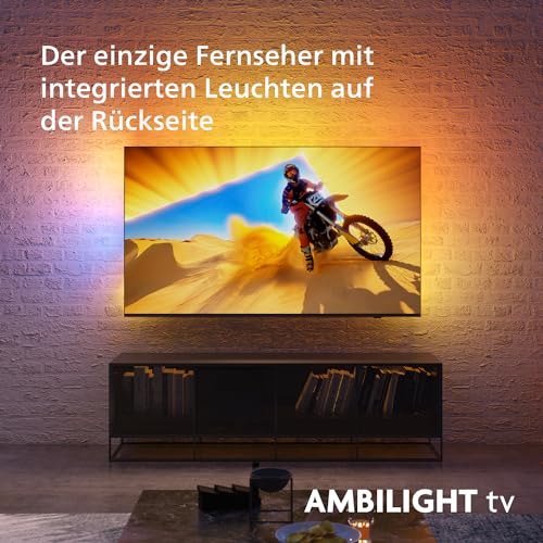 Philips Ambilight The Xtra 55PML9009 4K Quantum Dot MiniLED Smart TV - 55-Zoll Display mit P5 Perfect Picture Engine Ultra HD, Titan OS, Dolby Vision und Dolby Atmos Sound - Anthrazitgrau – Bild 3