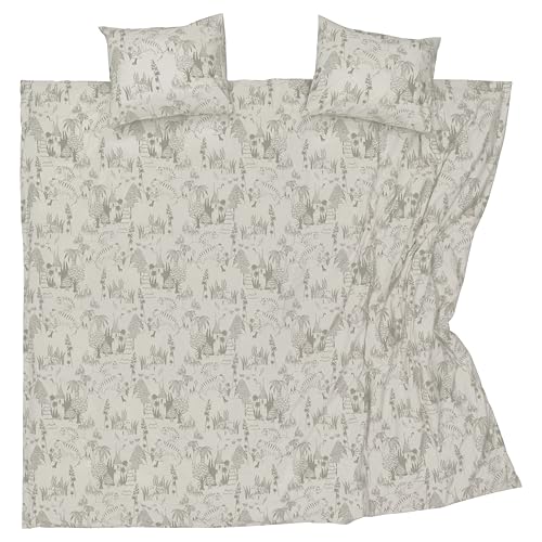 Parure de lit double 240x210 cm Arabia Moomin housse couette coton taie