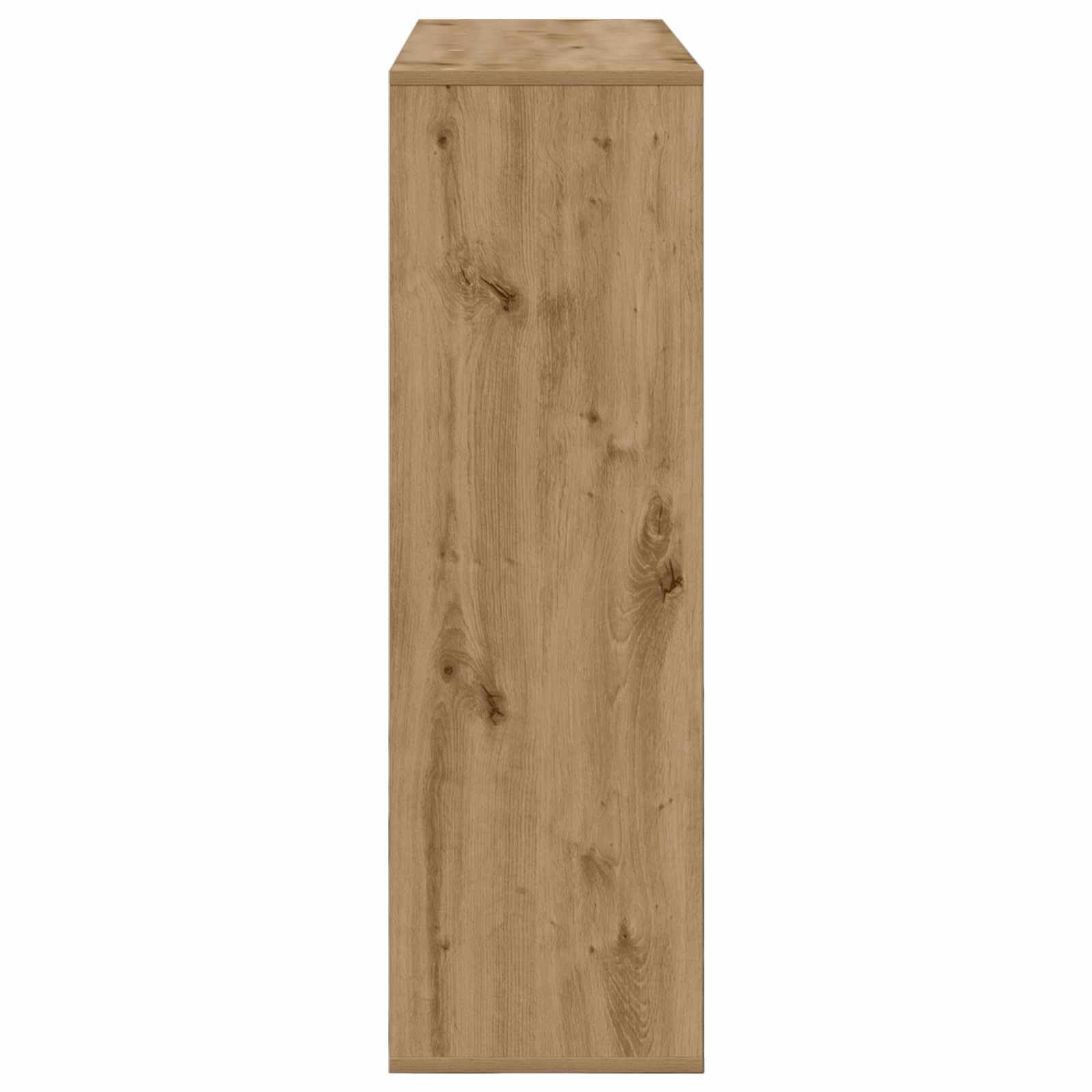 Kredens Artisan dąb 102 x 31 x 99,5 cm z 3 szufladami i 6 półkami, do salonu, jadalni, kuchni, korytarza, schowka i eleganckie rozwiązanie do przechowywania