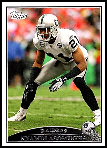 Football Trading Card 2009 Topps #188 Nnamdi Asomugha NM Near Mint Raiders