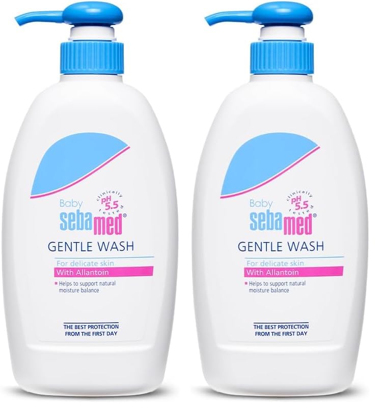Image of Sebamed Baby Gentle Wash|pH 5.5|Baby Body Wash|Soap Free|Tear Free|400 ml (Pack of 2)