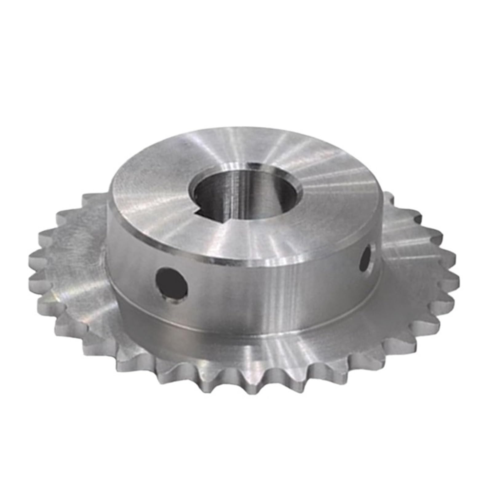 Piñón de acero inoxidable 20T-28T 08B de : rueda de cadena duradera con orificio de 14-40 mm, paso de 12,7 mm, 1 pieza(32mm(keyway 10mm) 20Teeth)