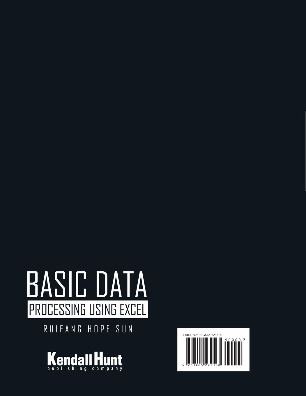 Basic Data Processing Using Excel