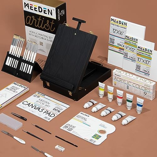 MEEDEN Acrylic Paint Set, 0.4 oz/12 ml Tubes Acrylic Paints of 100