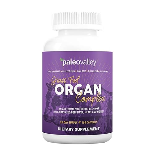 Paleovalley Grass Fed Beef Organ Complex - Freeze-Dried Beef Liver,