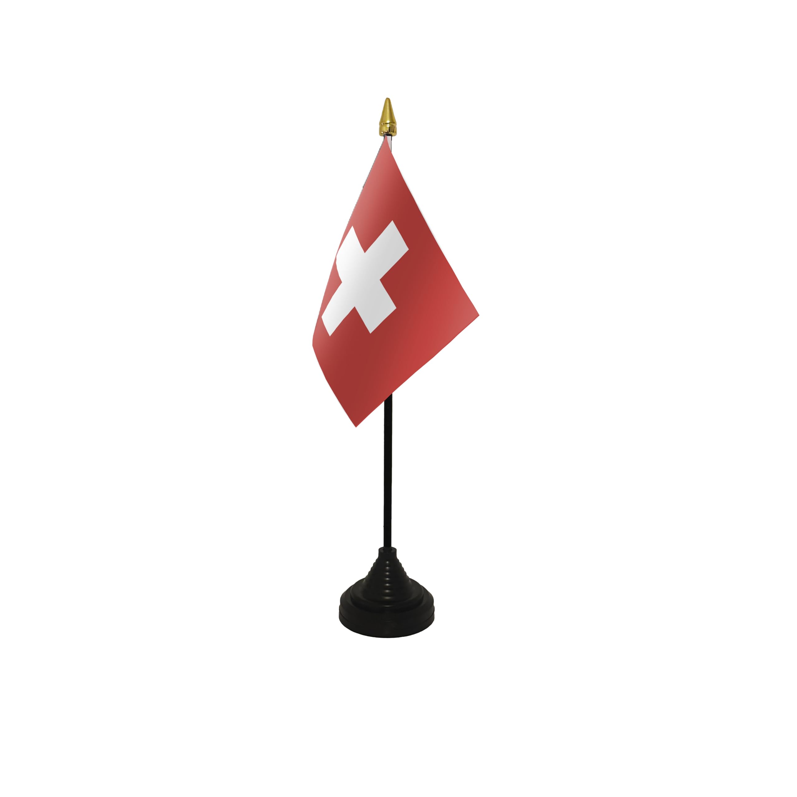 Flagtex Switzerland Small Table Flag With Black Base