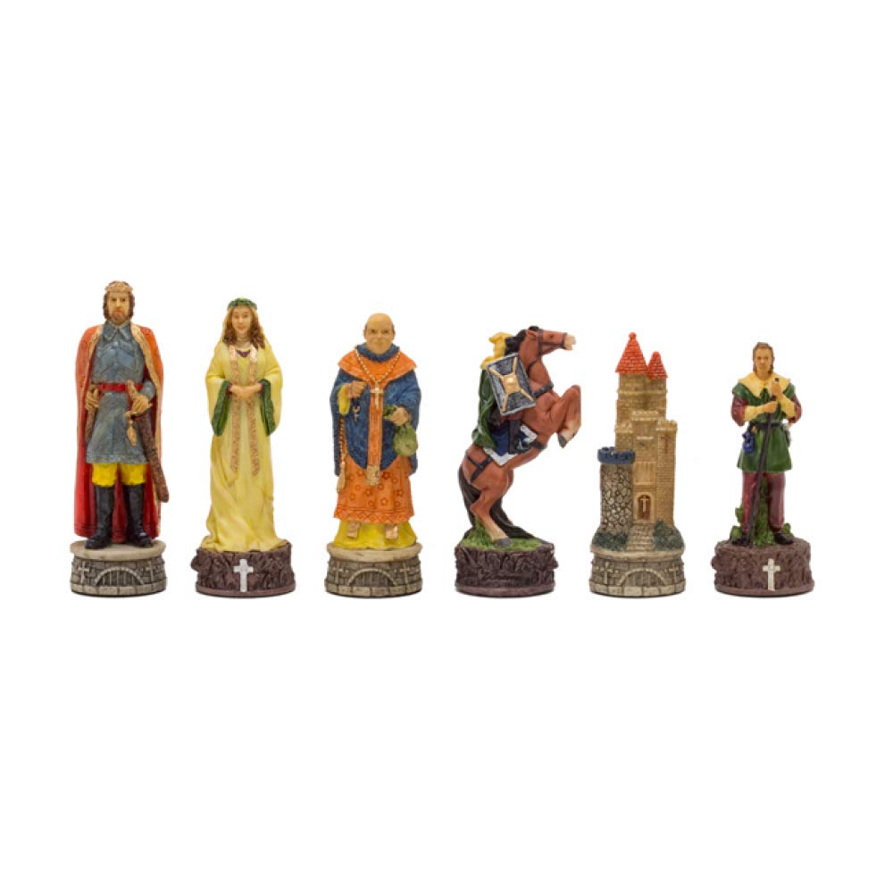 The Robin Hood Hand painted themed chess pieces by Italfama