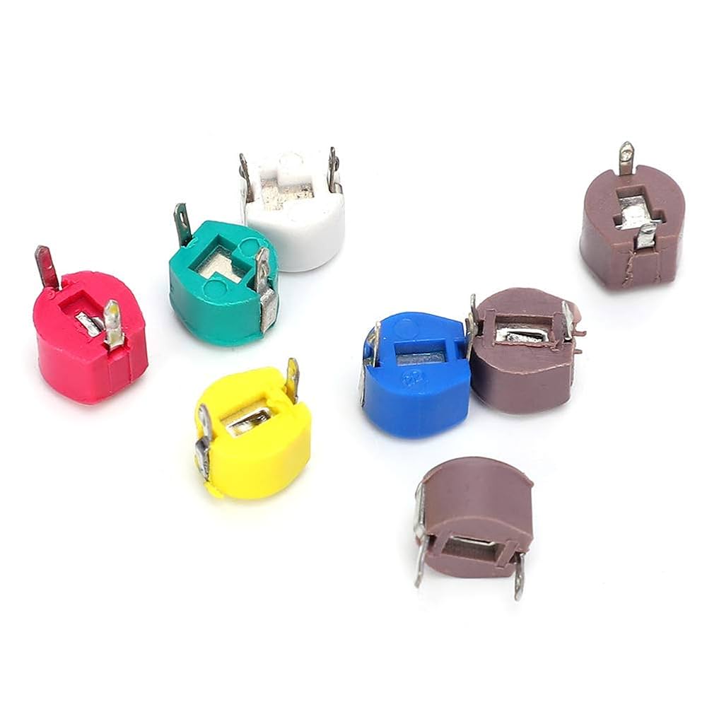 Amazon.co.jp: トリマーコンデンサー 80個入り 6mm 5/10/20/30