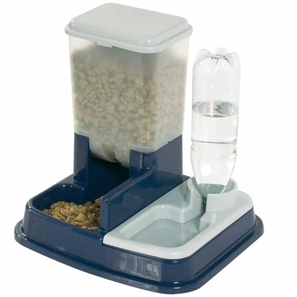 Flamingo AUTOMATIC FOOD AND WATER DISPENSER DUO MAX BLUE 5L