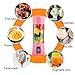 Mialoe Portable Blender, Personal Size Eletric USB Juicer Cup, Fruit, Smoothie, Baby Food Mixing Machine Magnetic Secure Switch 14 oz (Pink)