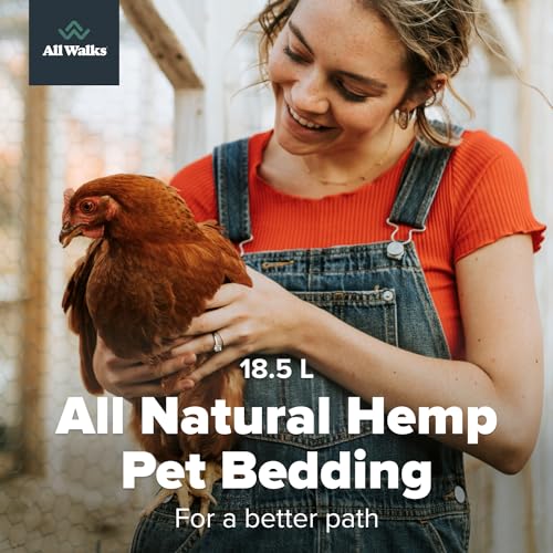 All Walks 18.5L Hemp Bedding For Chicken Coops, Hamsters, Rabbits thumb #1