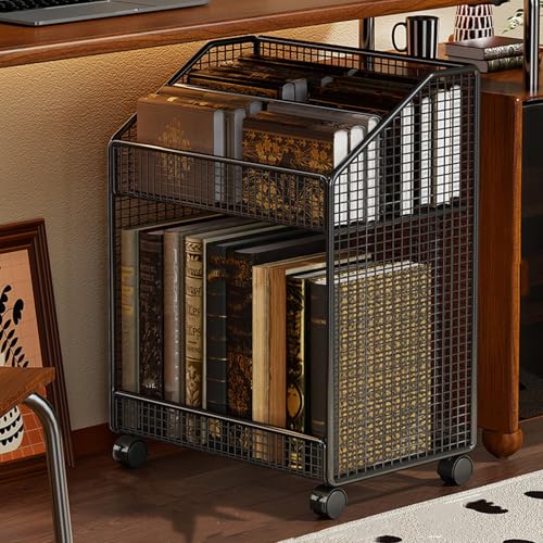 [FOQW] {I ޒI GbN t@CS ubNVFt LX^[t fXN e ړ I[v o₷ [oXPbg ړ\ R[ 360°] Xy[Xp  40*25*55cm [  ubN