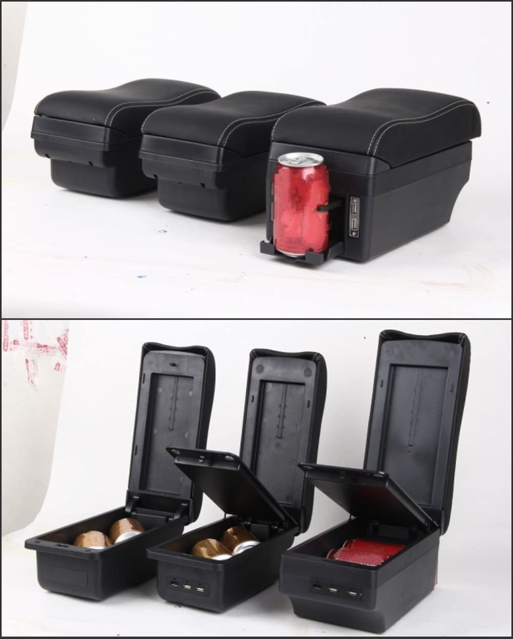 Voiture Accoudoir Boîte Console Centrale Accoudoir Console Centrale Boîte De Rangement USB Pour Nissan Pour Mars Pour Micra K13 MK4 IV