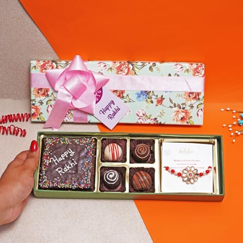 Image of Velvet Fine Chocolates Joyous Rakhi Box