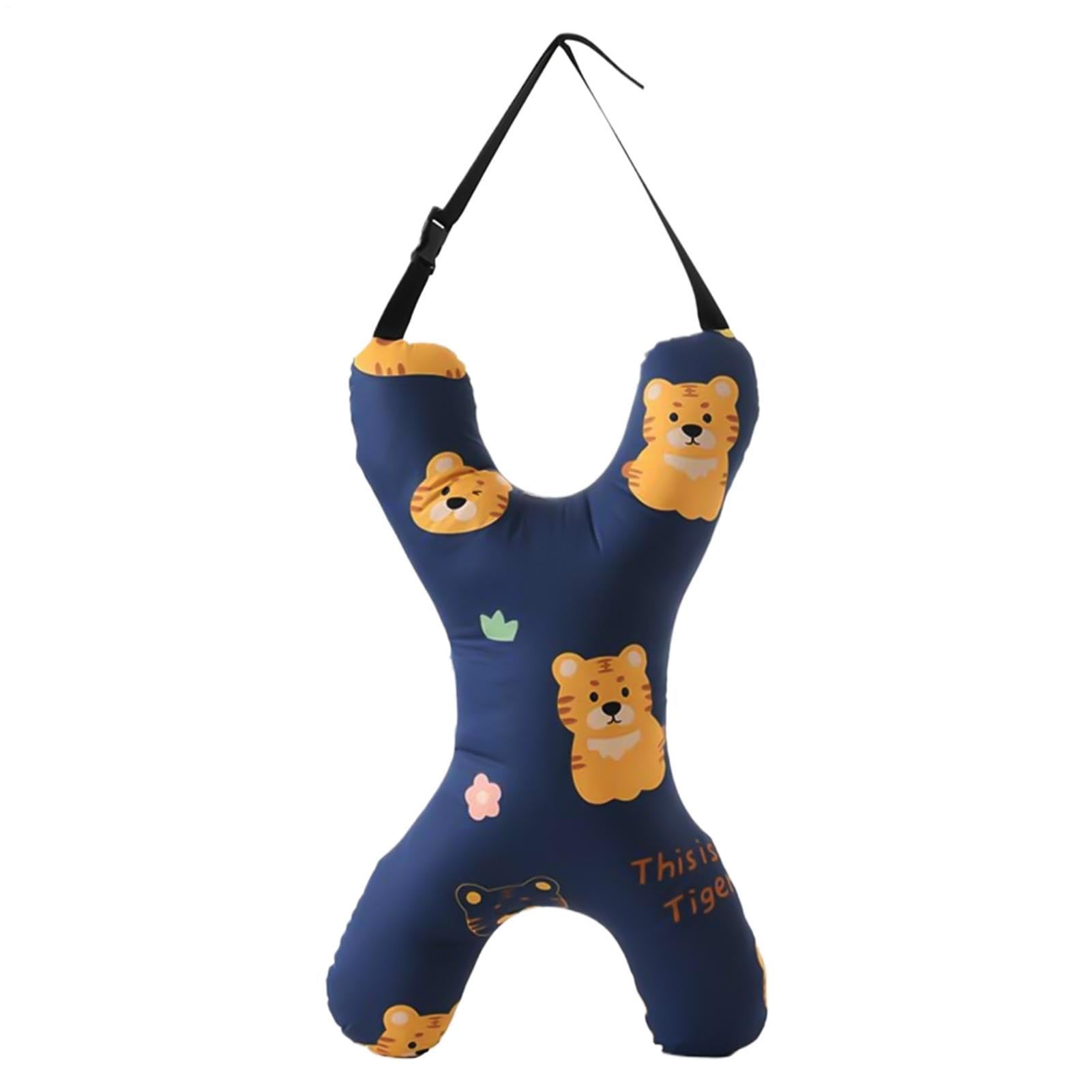 Almohada Infantil para Coche Soporte H para cabeza y cuerpo con correa