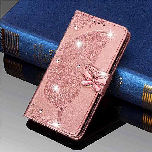 Reevermap Honor 200 Lite Case Glitter Crystal Flip PU Leather Phone Cover for Honor 200 Lite - Image 2