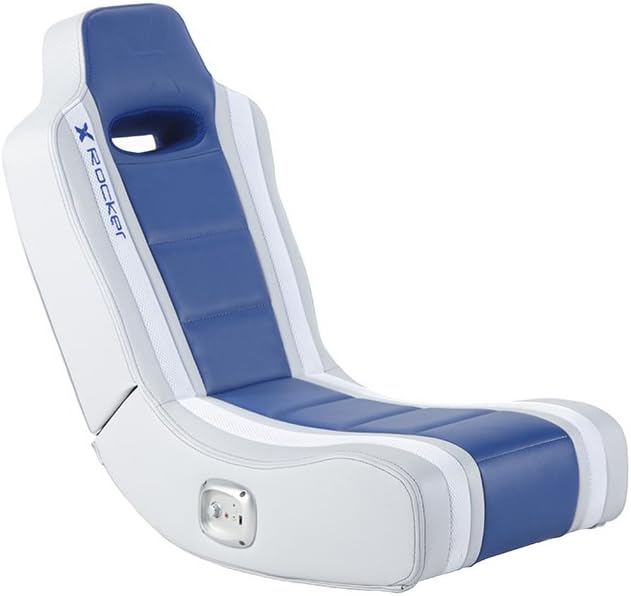 X Rocker Hydra 2.0 Floor Rocker Gaming Chair with 2.0 Audio System (Blue)