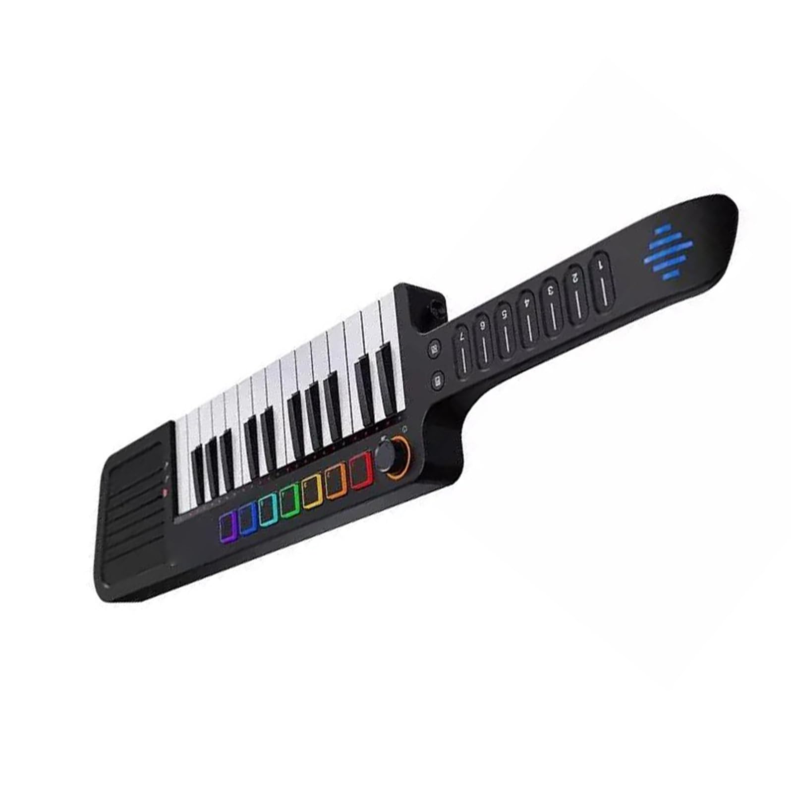 Tastiera Digitale Per Principianti Chitarra Fusion Senza Corde Portatile Intelligente MIDI Multifunzionale Tastiera Stile Spalla Organo Elettronico