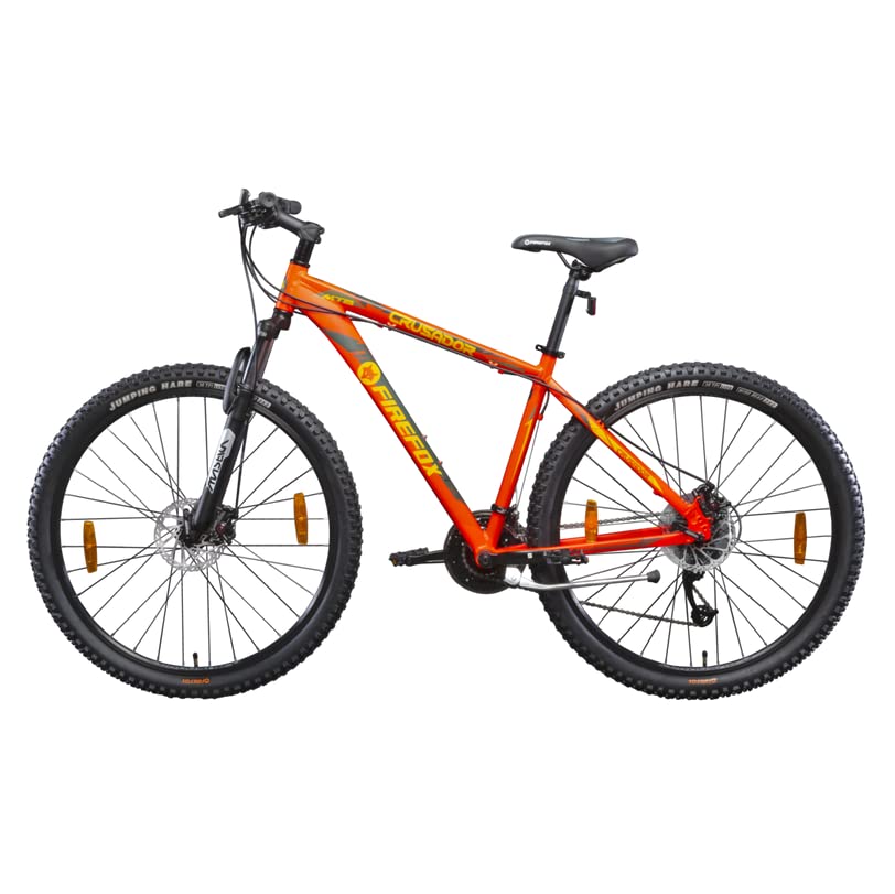 Image of Firefox Crusador 29 D Unisex 29 D Mountain Bike Speed Gear - 21 Speedgears Suspension- Zoom Alloy Suspension, 80Mm Travel Color- Orange