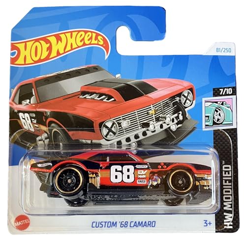 Hot Wheels - Custom ´68 Camaro - HW Modified 7/10 - HTB69 - Short Card - Man - GM - Mattel 2024-1:64