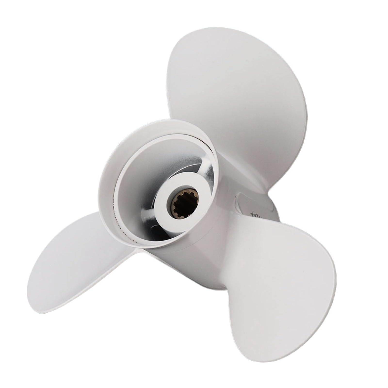 Szwaldaper 664-45949-02-EL fuoribordo for barche marine 9 7/8 X 13 in lega di alluminio, for, rotazione a destra 20-30HP 3 pale bianco