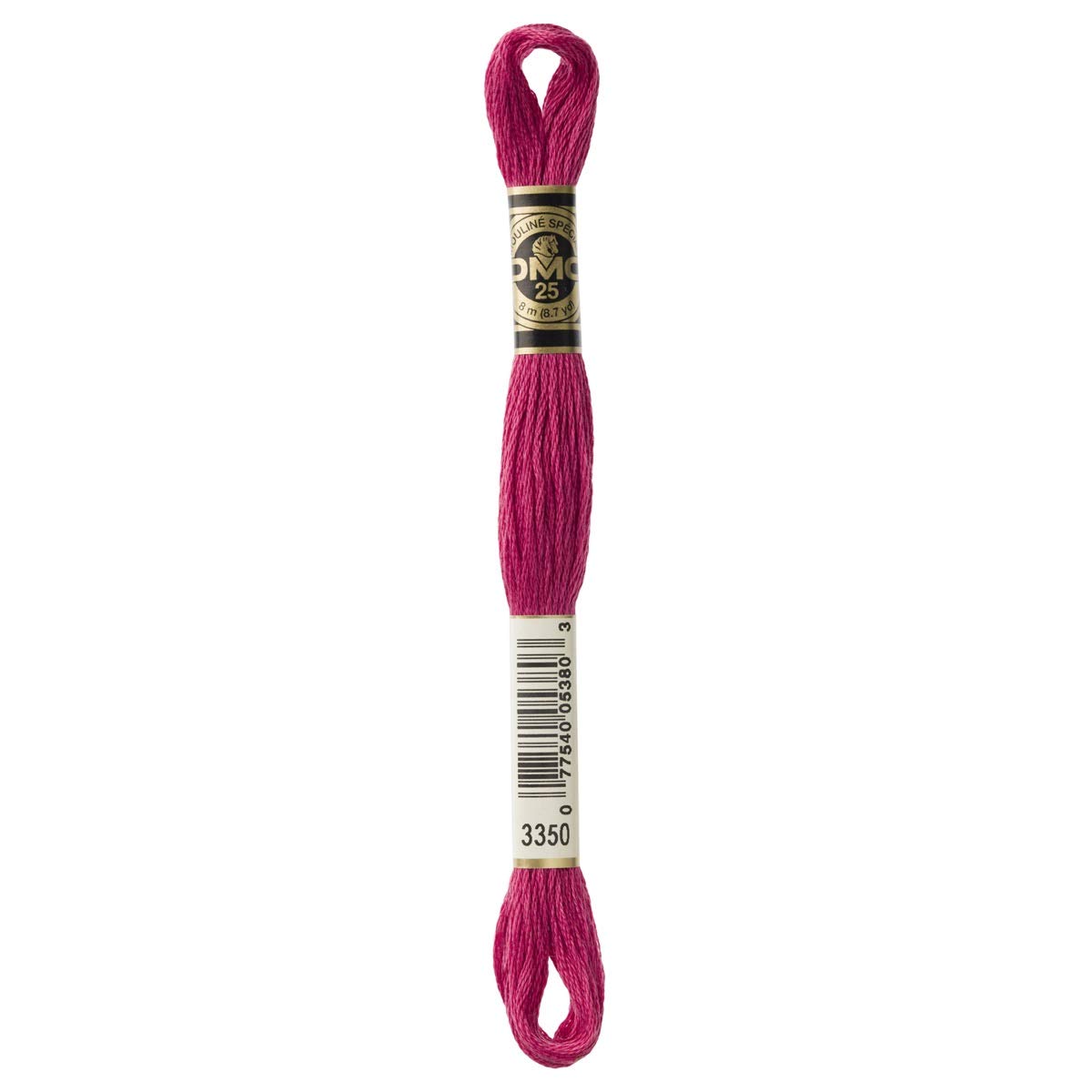 DMC Embroidery Floss Mouline Stranded Cotton Thread for Hand Embroidery and Sewing - Colour No: 3350-5 x 8m Skeins — image 1