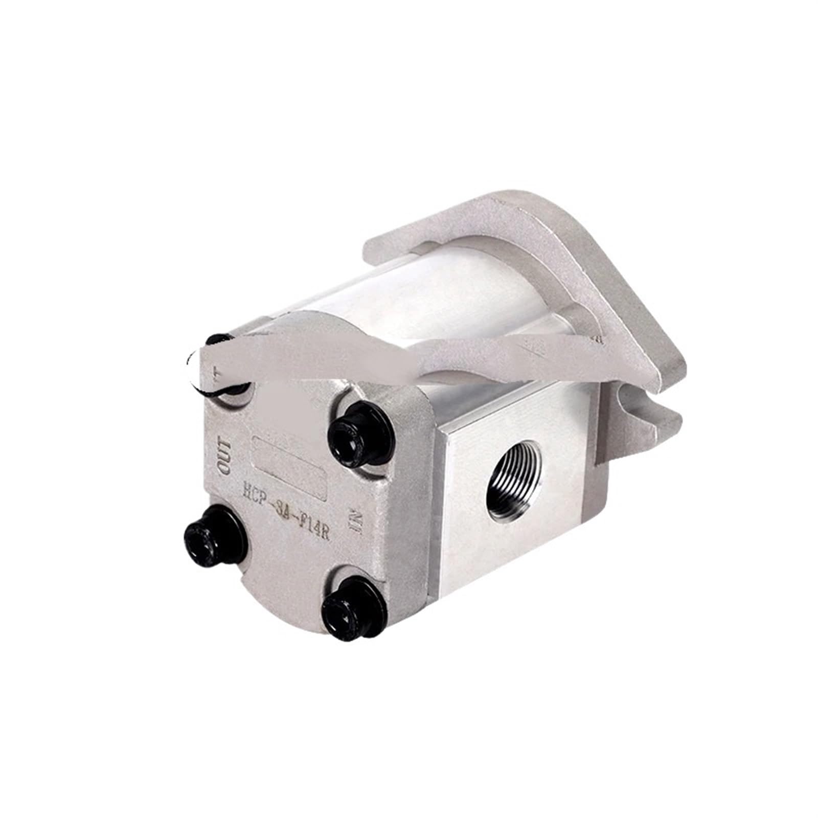 Pompa idraulica a ingranaggi HGP-3A-F23R Pompa a ingranaggi singola ad alta pressione Pompa idraulica a ingranaggi con valvola di regolazione della pressione manuale Pompa per olio ingranaggi (HGP-3