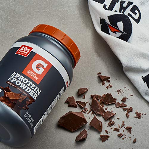 Gatorade Whey Protein Powder, Chocolate, 56 Oz Canister (50 Servings Per Canister, 20 Grams Of Protein Per Serving) #TOP5