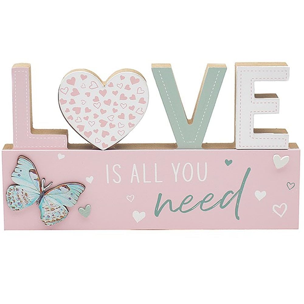 Lesser & Pavey Love Plaque for Gift & Decor | Ideal Signs & Plaque Birthday Gifts for Women & Men | Designed By Love and Affection | Lovely Plaques for Home & Office