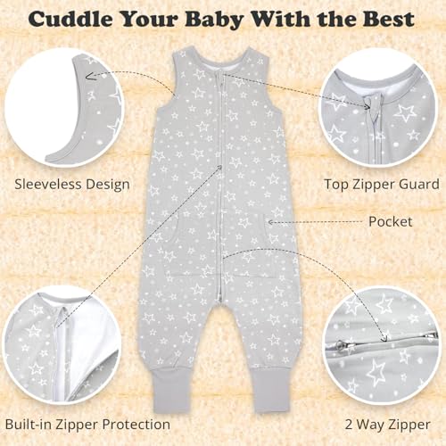 Image of Toddler Sleep Sack with Feet, 3-4T, 1-Pack
