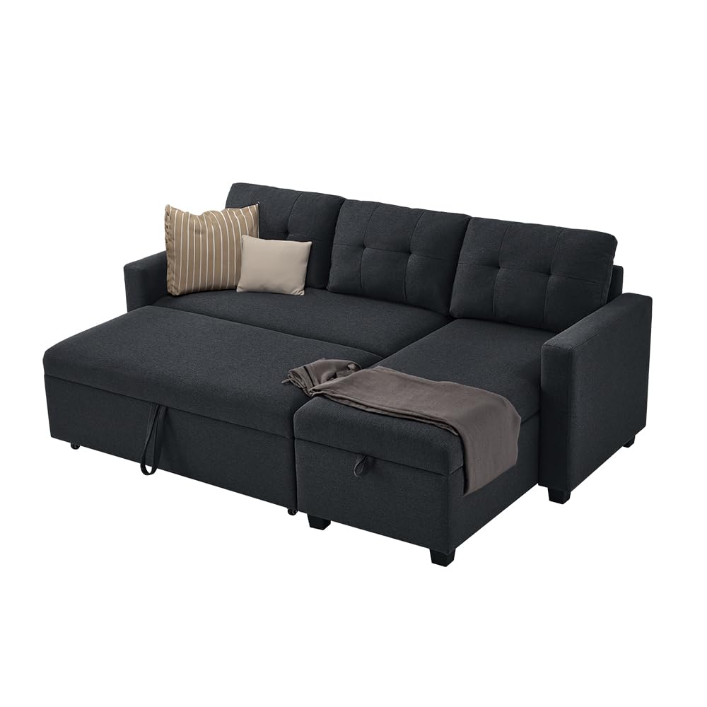 VitaliSpa Sofa L Form Campina, Anthrazit, 226 x 163 cm