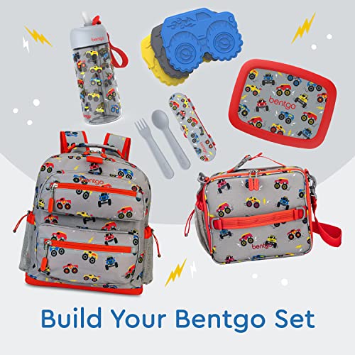 image for Bentgo Kids Utensil Set - Reusable Plastic Fork, Spoon & Storage Case 